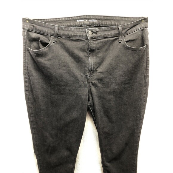 Old Navy Denim - Old Navy Super Skinny Jeans Size 18 Black Mid Rise Black Wash
